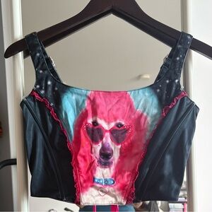 dELiA*s lace up poodle corset size medium 🩷